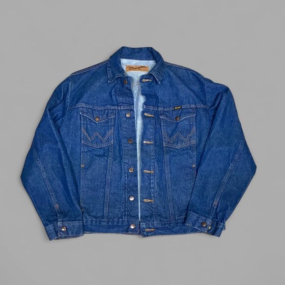 Vintage Wrangler Blue Denim Jacket - Picture 1 of 4